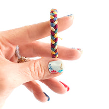 Load image into Gallery viewer, Maddie's Rag Braid Adjustable Bracelet *Made to order - ships within 10 business days