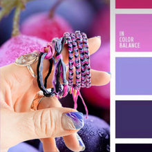 Load image into Gallery viewer, Winter Berries 5 Strand Forget Me Knot Adjustable Bracelet