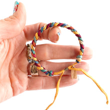 Load image into Gallery viewer, Maddie's Rag Braid Adjustable Bracelet *Made to order - ships within 10 business days
