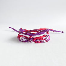 Load image into Gallery viewer, 125EL - OOAK - 4 Strand Forget Me Knot/Violet Valentine