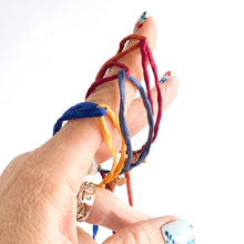 Load image into Gallery viewer, Maddie's Rust & Bordeaux Infinity Adjustable Bracelet *Made to order - ships within 10 business days