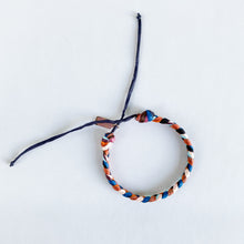 Load image into Gallery viewer, Autumn Daisy Super Chunky Braided Adjustable Bracelet