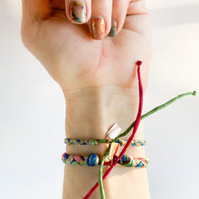 Load image into Gallery viewer, Autumn Forest Super Chunky Braided Adjustable Bracelet