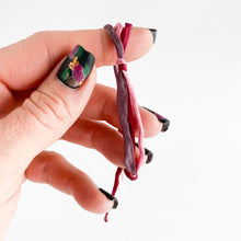 Load image into Gallery viewer, Bookworm Forget Me Knot Adjustable Bracelet