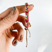 Load image into Gallery viewer, Autumn Blossom Super Chunky Braided Adjustable Bracelet