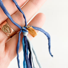 Load image into Gallery viewer, Be Brave Intention Tassel Adjustable Bracelet