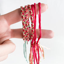 Load image into Gallery viewer, Blazing Heart Intention Tassel Adjustable Bracelet