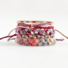 Load image into Gallery viewer, Bookworm Forget Me Knot Adjustable Bracelet