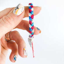 Load image into Gallery viewer, American Girl Super Chunky Adjustable Bracelet w/Wing Charm