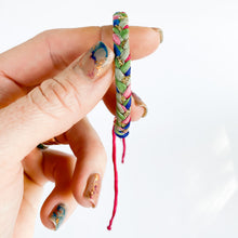 Load image into Gallery viewer, Autumn Forest Super Chunky Braided Adjustable Bracelet