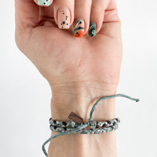 Load image into Gallery viewer, Abalone Chunky Wrap Adjustable Bracelet