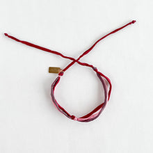 Load image into Gallery viewer, Bookworm Forget Me Knot Adjustable Bracelet