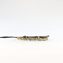 Load image into Gallery viewer, Black & Gold Luxe Original Adjustable Bracelet