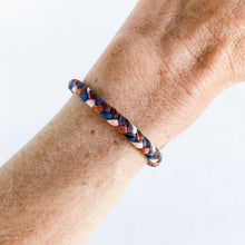 Load image into Gallery viewer, Autumn Daisy Super Chunky Braided Adjustable Bracelet