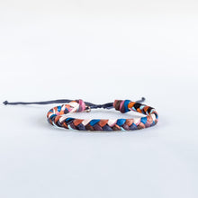 Load image into Gallery viewer, Autumn Daisy Super Chunky Braided Adjustable Bracelet