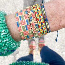 Load image into Gallery viewer, Bright Retro Chunky Wrap Adjustable Bracelet