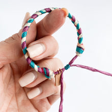 Load image into Gallery viewer, Bejeweled Super Chunky Braided Adjustable Bracelet