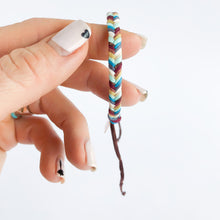 Load image into Gallery viewer, Aztec Warrior Super Chunky Fishtail Adjustable Bracelet