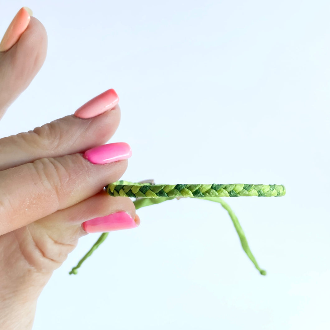 Peridot Original Braid Adjustable Bracelet *Made to order - ships within 10 business days