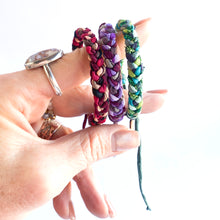 Load image into Gallery viewer, Birthstone Rag Braid Capsule  - *Made to order - Ships within 10 business days