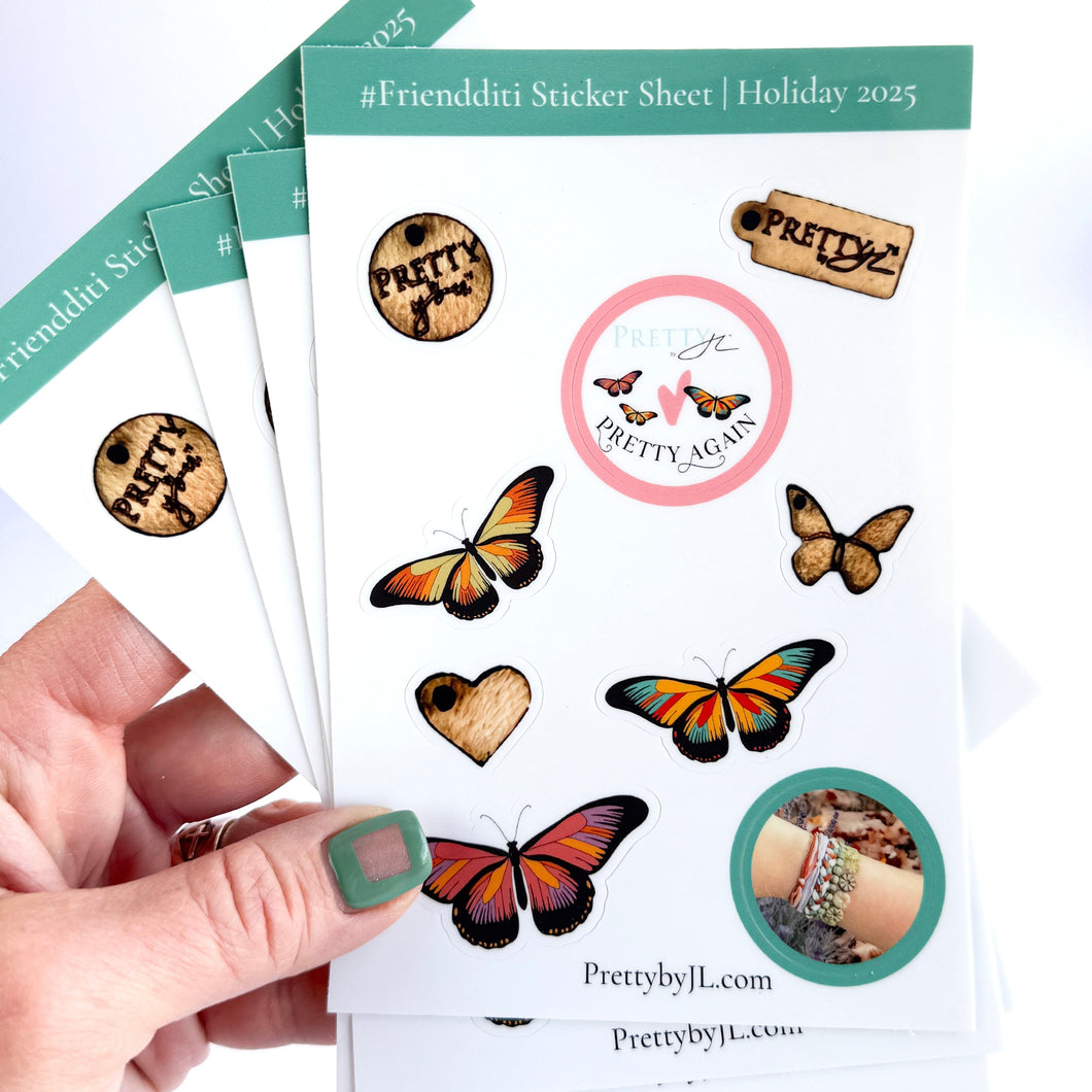Holiday 2025 #Friendditi Sticker Sheet