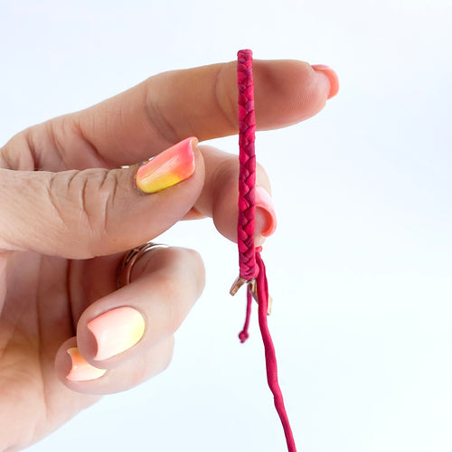 Ruby Original Braid Adjustable Bracelet *Made to order - ships within 10 business days