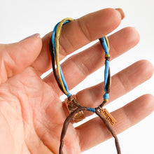 Load image into Gallery viewer, 0520-21 Forget Me Knot - 3 Strand - Chocolate ends - One Size