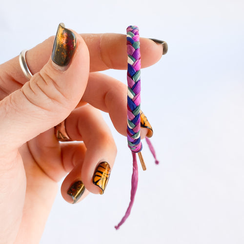 Purple Bouquet Plump Adjustable Bracelet *Inspired by Make with JL Live No. 002