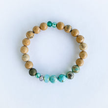 Load image into Gallery viewer, Bronze Owl Boutique Island Breeze Beaded Stretch Bracelet