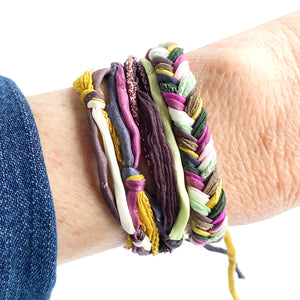 Limited Edition Hellebore Fairies - Fairy Abstract Super Chunky Braid/8 Strand Fairy Woven Boho Forget Me Knot