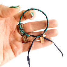 Load image into Gallery viewer, Emerald Original Braid Adjustable Bracelet *Made to order - ships within 10 business days