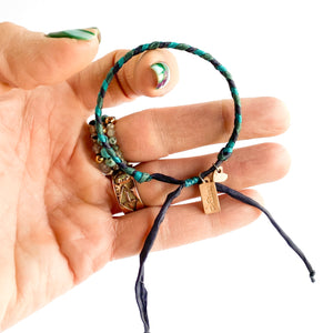 Emerald Original Braid Adjustable Bracelet *Made to order - ships within 10 business days