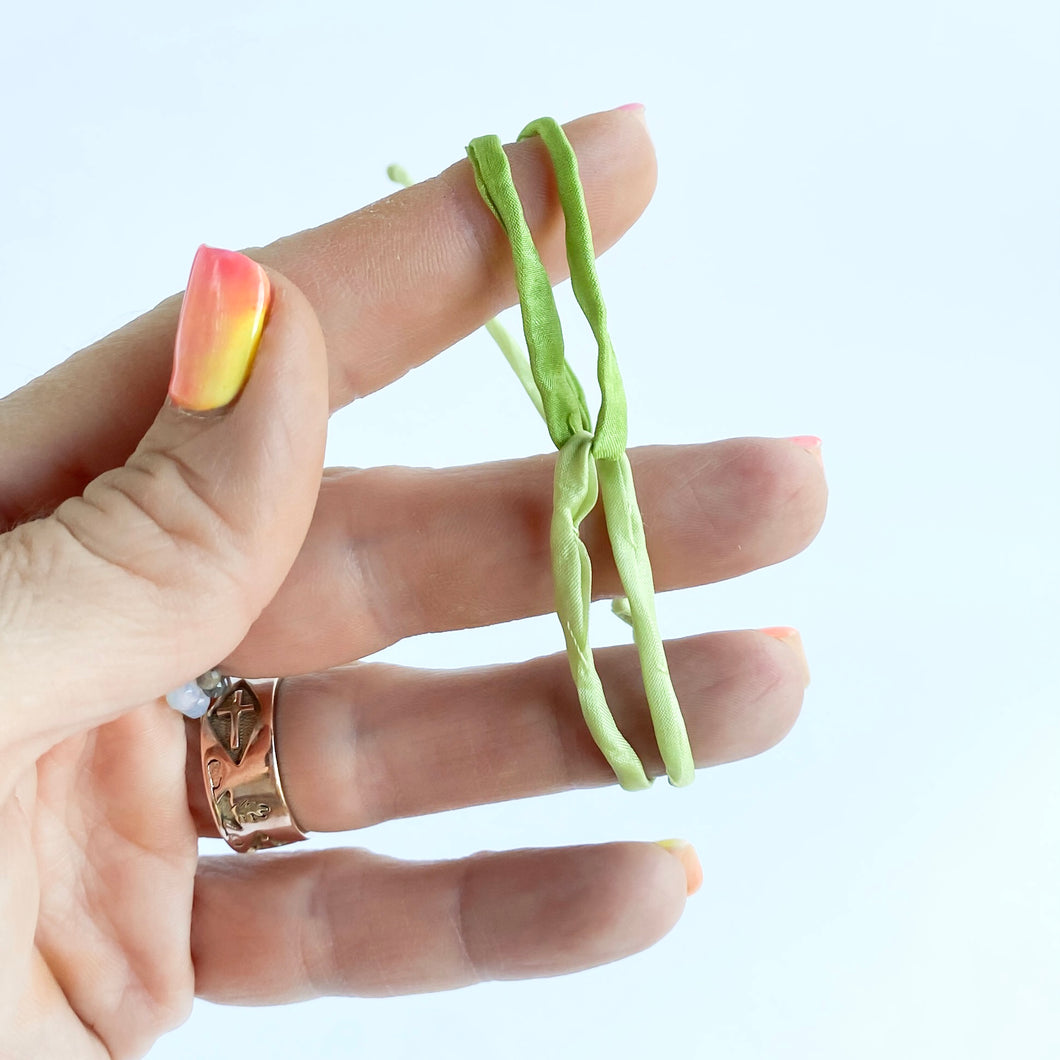 Peridot Infinity Adjustable Bracelet *Made to order - ships within 10 business days