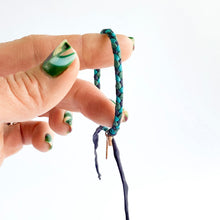 Load image into Gallery viewer, Emerald Original Braid Adjustable Bracelet *Made to order - ships within 10 business days