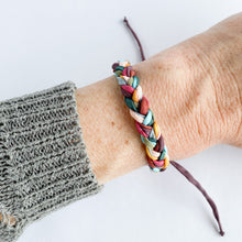 Load image into Gallery viewer, Ranch Truck Rag Braid Adjustable Bracelet - One Size Fit w/wax cord closure