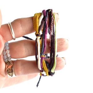 Limited Edition Hellebore Fairies - Fairy Abstract Super Chunky Braid/8 Strand Fairy Woven Boho Forget Me Knot