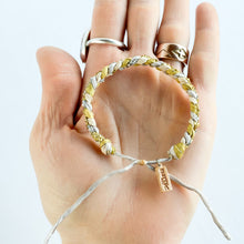 Load image into Gallery viewer, 125L - OOAK - Rag Braid/Luxe Silver + Gold