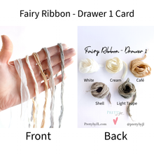 Load image into Gallery viewer, Fairy Ribbon Drawer Cards
