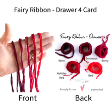 Load image into Gallery viewer, Fairy Ribbon Drawer Cards