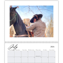 Load image into Gallery viewer, Preorder: Year of the Mustang 2024 Calendar - Ranchito Alegre, Chimney Rock, CO