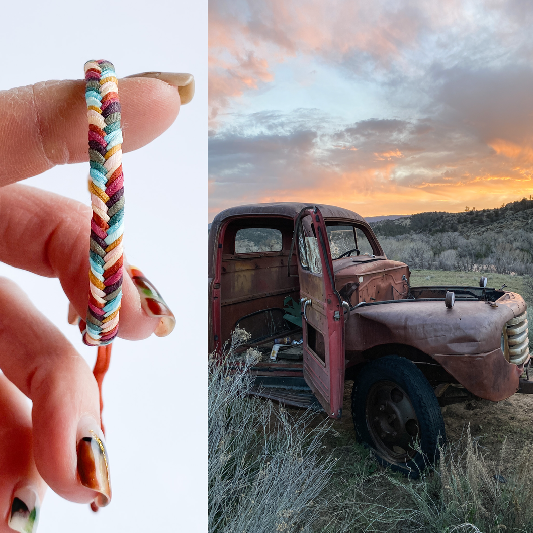 Ranch Truck Super Chunky Fishtail Adjustable Bracelet *Made to order - ships within 10 days