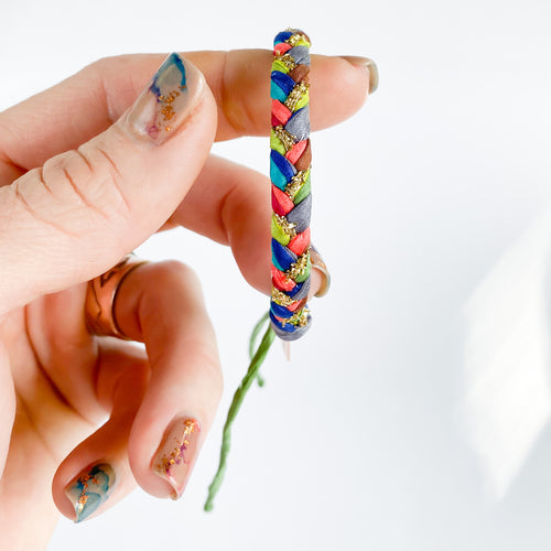 True Autumn Super Chunky Braided Adjustable Bracelet