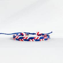 Load image into Gallery viewer, Our Flag Plump Fishtail Adjustable Bracelet - Navy
