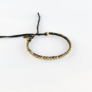 Black & Gold Luxe Original Adjustable Bracelet