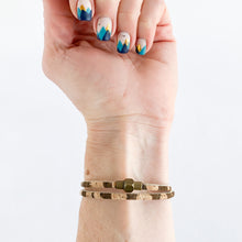 Load image into Gallery viewer, Camo Gold Flake Magnetic Clasp Wrap by Rooster Moon Co.