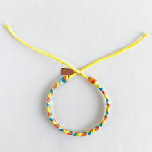 Load image into Gallery viewer, Neon Garden Chunky Fishtail Adjustable Bracelet