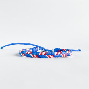 Our Flag Plump Fishtail Adjustable Bracelet - Royal