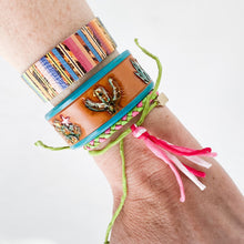 Load image into Gallery viewer, Stargazer Original Adjustable Bracelet - One Size Fit w/new wax cord closure