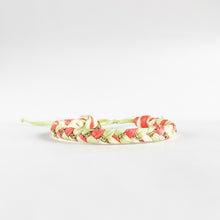 Load image into Gallery viewer, Watermelon Limeade Super Chunky Braided Adjustable Bracelet