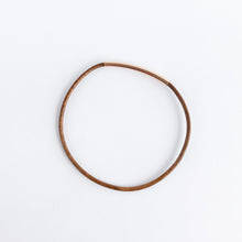 Load image into Gallery viewer, Antique Honeywood + Rosegold Rooster Moon Co. Leather Bangle
